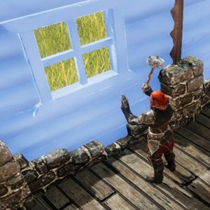 Fractured Online - Wall Building